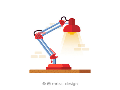 LAMP TABLE affinity designer drawing challenge dribbble flat illustration illustration illustration ideas lamp lamp icon lamp illustration stock illustration vector vector illustration workdesk illustration