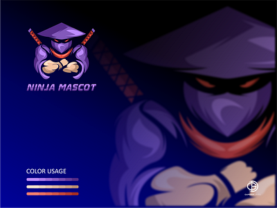 Ninja mascot awesome branding design gambardrips graphic graphicdesign illustration logoawesome logodesign