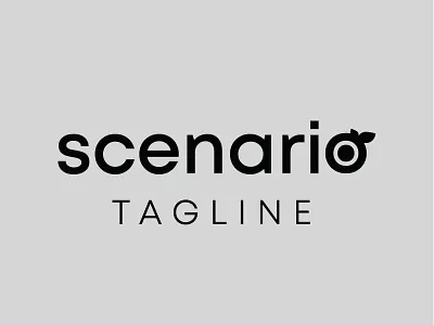 SCENARIO LOGO creative design creative logo flatdesign logo logodesign logos logotype minimal minmal logo textlogo