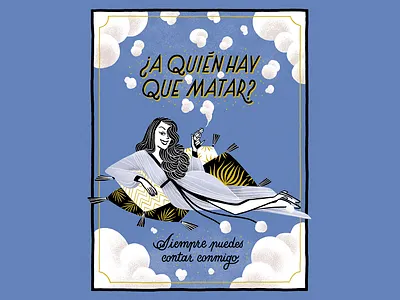 Greeting card comic greeting card illustration