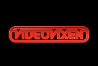 Video Vixen 80s cassette industrial intro logo retro synth tape thick lines vcr video