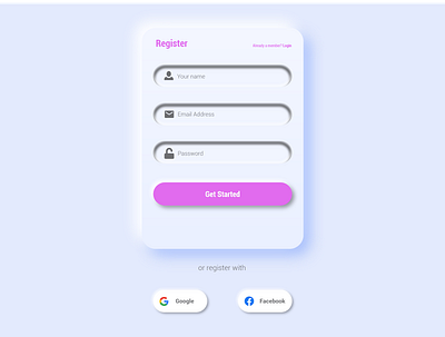 What do you think about it guys? appdesign login page neumorphism neumorphismdesign ui ui design uiuxdesign ux