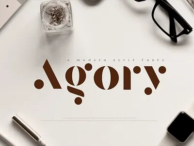 Agory - Modern Serif Font calligraphy design elegant font font font design fonts fonts collection handwriting handwritten lettering logo modern modern calligraphy modern serif modern serif font sans serif serif serif font typeface typography