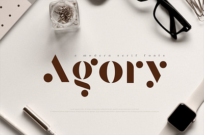 Agory - Modern Serif Font calligraphy design elegant font font font design fonts fonts collection handwriting handwritten lettering logo modern modern calligraphy modern serif modern serif font sans serif serif serif font typeface typography