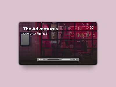 Video Player: DailyUI_057 bar daily daily 100 challenge daily ui dailyui dailyuichallenge figma figma design figmadesign interface movie pause play ui ui design uxui video video player videoplayer
