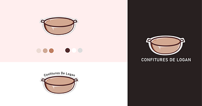 For make JAM flat illustration logo minimal vector