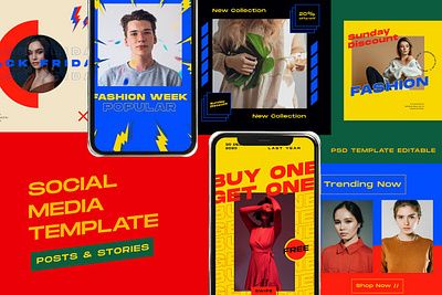 FLASH SALE VOL 2 Instagram Template advertising blog blogger branding color digital art instagram instagram banner instagram post instagram stories instagram story template instagram template instagram templates minimal posts social media social media pack social media template social media templates stories