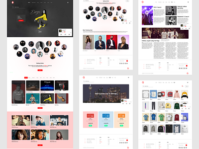 Music concept web design ( Light ) ui ui ux ui design uidesign uiux ux web web design webdesign website