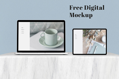 Free Digital Device Mockup free freebie ipad ipad landscape mac minimal mockup mockup free tablet