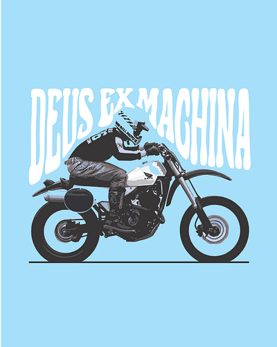 DEUS Art artist artwork brand design brand identity deus ex machina illustration illustrator logo design logodesign logodesigner motorbike