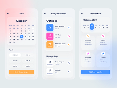 Medical Mobile App app app design application clinic doctor app doctor appointment health health app health care hospital medical medical app medical care medical design medicine mobile app mobile design mobile ui patient patient app