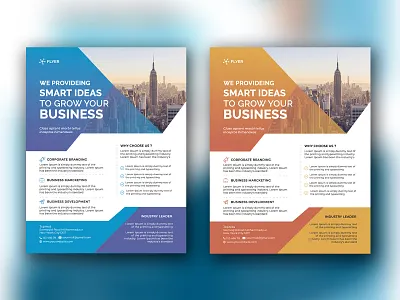 Flyer advertisement bill board branding businesscard design flyer logo rollup typography vector