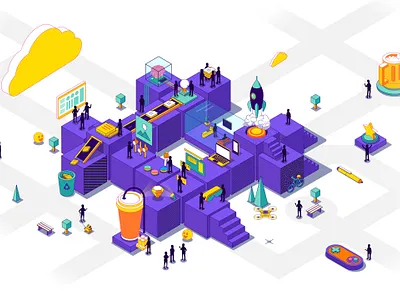 4D : Discover . Define . Design . Develop branding illustration logo product product design product process production ui value value proposition vector