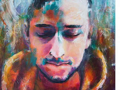Portrait of daniel art design illustration paint