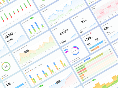 Widgets chart design interface monitoring ui widget