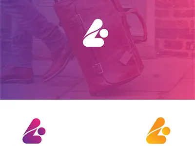 ledge branding design flat logo typography