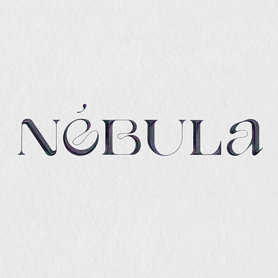 Nébula | Lettering exercise | procreate design graphic deisgn illustration letter letterer letterform lettering logo procreate type art typedesign typography