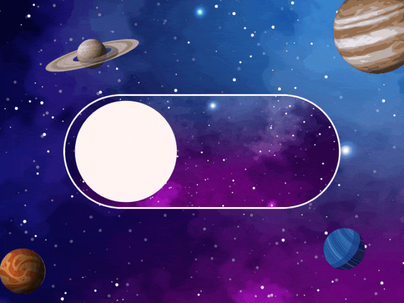 On/Off Switch 015 colors dailyui dailyuichallenge design design app design art galaxy moon onoff onoffswitch planet sun ui uiux ux uxui