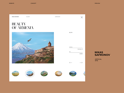 Nikas Safronov Website concept (preview) ui uidesign uxuidesign web web design webdesign