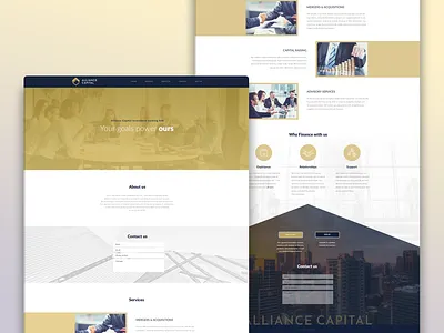 Alliance Capital website brand design inspiration minimal ui uidesign ux ux design web webdesign website