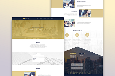 Alliance Capital website brand design inspiration minimal ui uidesign ux ux design web webdesign website