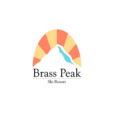 Brass Peak dailylogochallenge dailylogochallengeday8 design flat icon illustrator logo vector