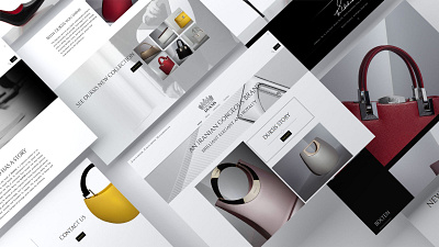 Duksis Web Design bag brand luxury uidesign webdesign website women wordpress