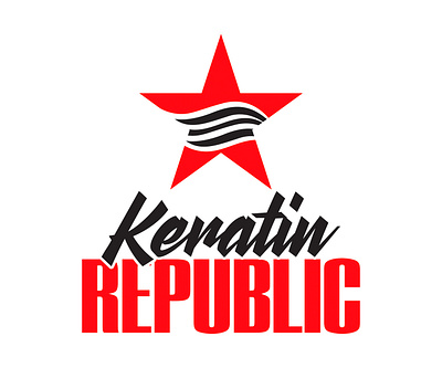Keratin Republic logo 2 branding design logo