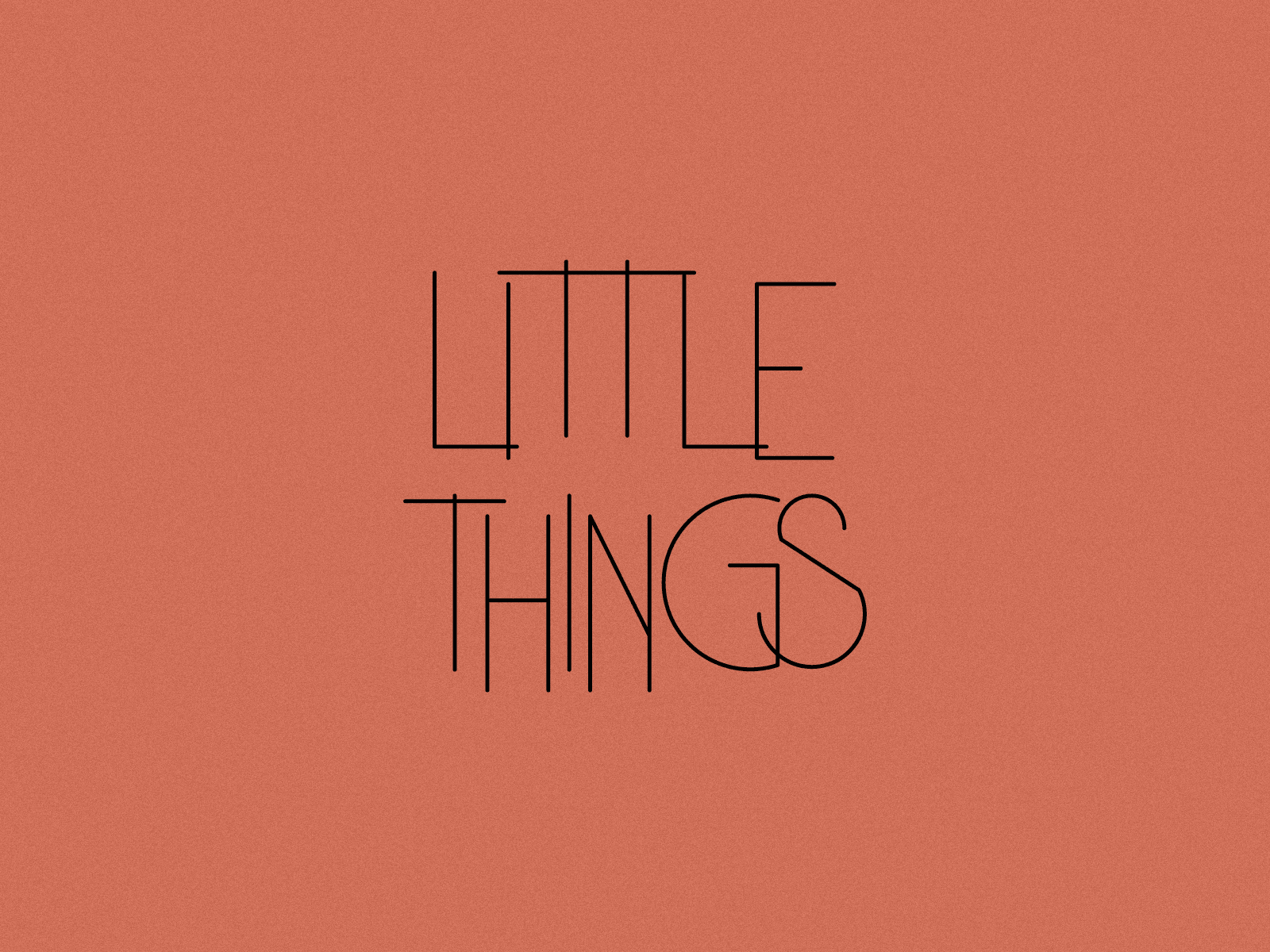 Little things gif graphic design illustration study type typography