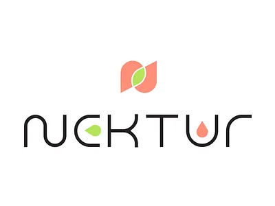 Nektur logo 2 branding design logo
