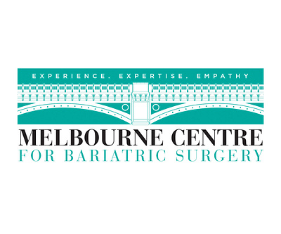 Melbourne Centre For Bariatric Surgery logo 3 branding design illustration logo
