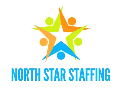 North Star Staffing logo 2 branding design logo