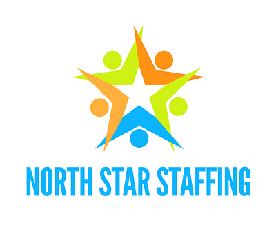 North Star Staffing logo 2 branding design logo