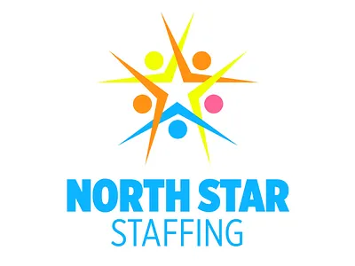 North Star Staffing logo 3 branding design logo