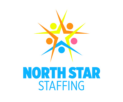 North Star Staffing logo 3 branding design logo