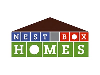 Nest Box Homes logo branding design logo