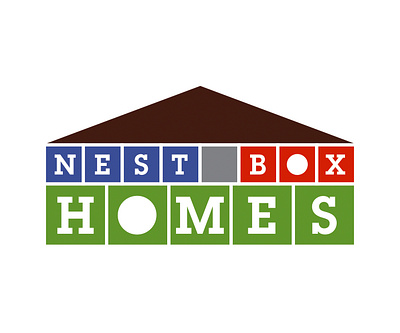 Nest Box Homes logo branding design logo