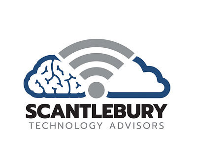Scantlebury Technology Advisors logo branding design logo