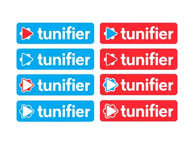 Tunifier logo branding design logo