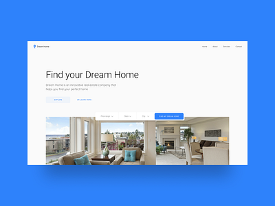 Real Estate Agency Hero Exploration figma figma design figmadesign hero section madewithfigma real estate realestate ui ui design uidesign uiux web design webdesign webdesigner