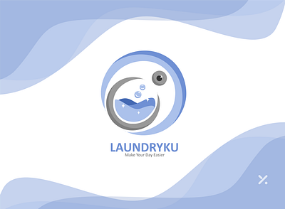 Laundryku #1 coreldraw laundry logo logo design washing