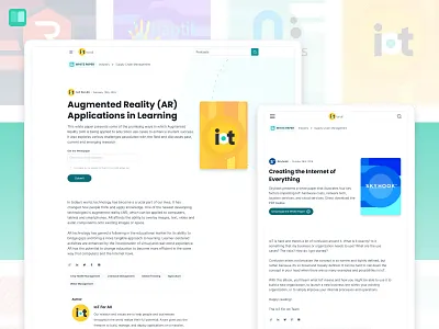 IoT For All Whitepapers and Ebooks Redesign! blog blog design website website design