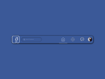 Daily UI 053 clean daily 100 challenge daily ui daily ui 053 daily ui 53 dailyuichallenge facebook facebook header facebook redesign fb figma header design header navigation header navigation ui inner shadow minimal ui user experience userinterface ux