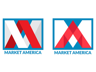 Market America Logo Concept design logo vector