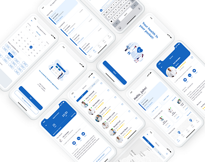 Mobile Health Application Design mobile app design mobile ui typography ui ux