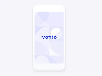 Vonto app - Onboarding animation design illustration interaction mobile app product design ui design ux ux design
