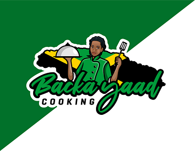 backa yaad cooking cooking design designer drink food girl illustration logo mascot people restaurant taste vector woman