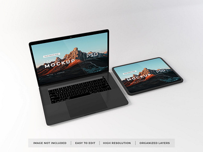 Download MacBook & iPad Mockup Vol 12 mockup photoshop premium template