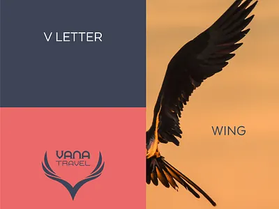 Vana travel Logo branding design graphic icon illustration logo mockup