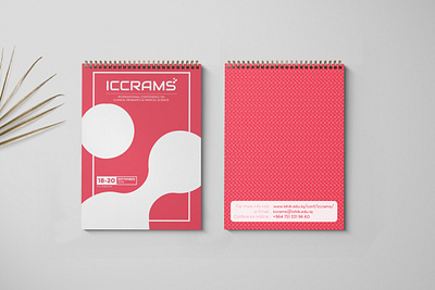 iccrams conference note book aplication app branding design graphic icon ios logo mockup ui